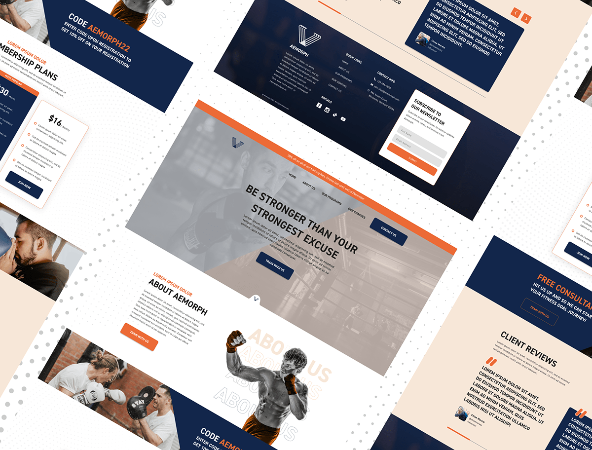 Aemorph — Fitness · Website